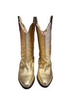 Load image into Gallery viewer, Steve Fleming Gold Boots, 8(fits VERY small)
