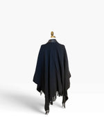 Load image into Gallery viewer, The Kooples Black Poncho, OSFM
