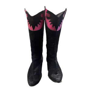 Black Cowboy Boots, 8.5