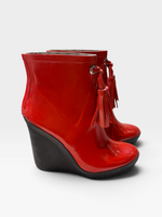 Load image into Gallery viewer, Coach Red Boots, 6
