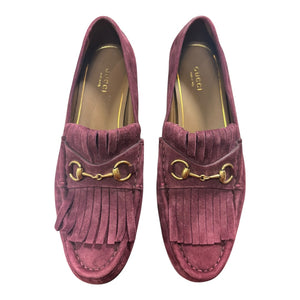 Gucci Maroon Shoes, 39