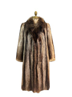 Load image into Gallery viewer, Armadio by Delia Raccoon Fur Coat, Medium
