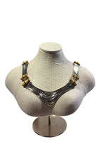 Load image into Gallery viewer, Gucci Silver+Bamboo Necklace
