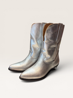 Load image into Gallery viewer, Steve Madden Sliver Boots, 8.5
