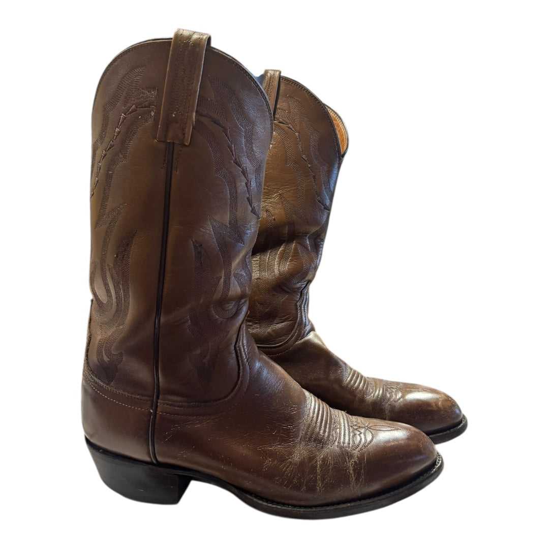 Lucchese Brown Boots, Mens 9.5