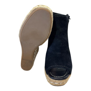 Prada Black + Biege Shoes, 37.5