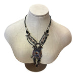 Load image into Gallery viewer, Ayala Bar Black + Grey Necklace
