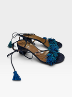 Load image into Gallery viewer, Aquazzura Navy Heels, 8.5
