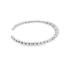 Load image into Gallery viewer, Sterling Silver and Diamond Bead Cuff
