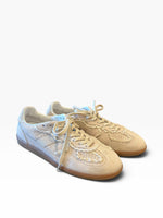 Load image into Gallery viewer, Alohas Creamw/lace Sneakers, 12
