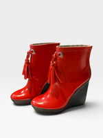 Load image into Gallery viewer, Coach Red Boots, 6
