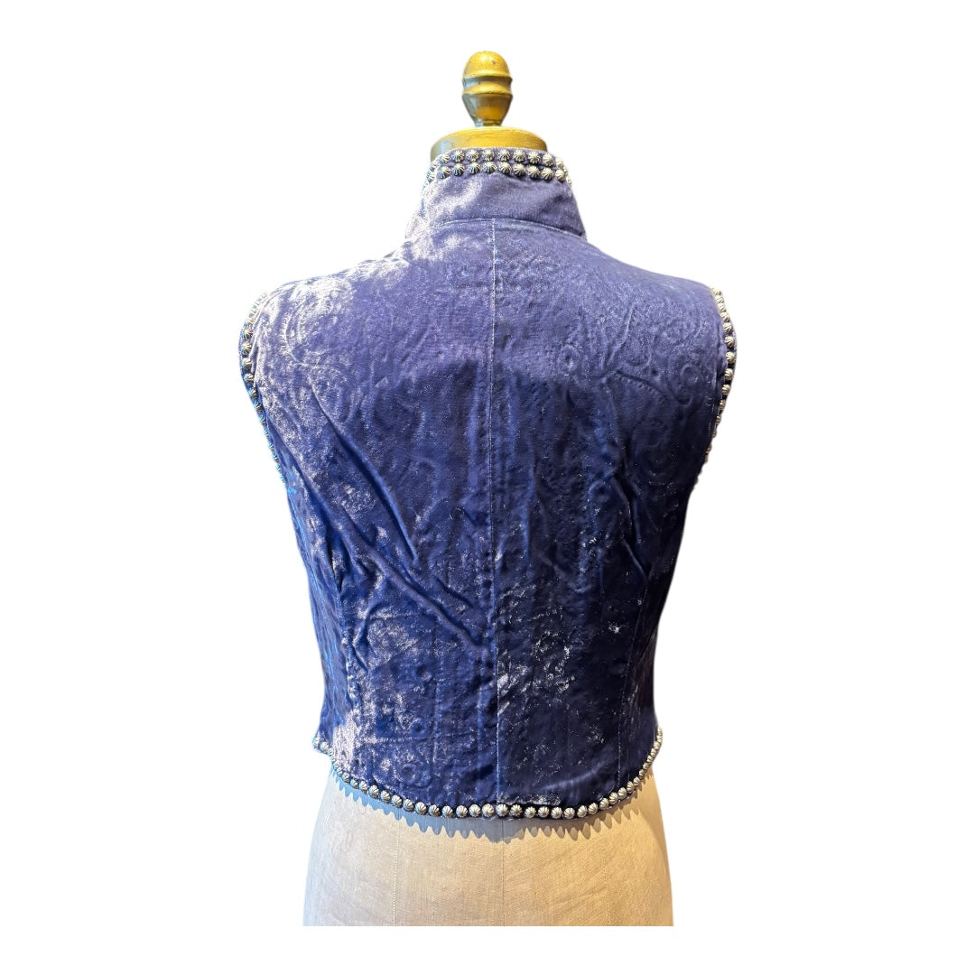 Double D Ranch Navy Vest, Small