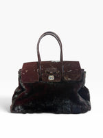 Load image into Gallery viewer, My Flat In London Burgundy Purse
