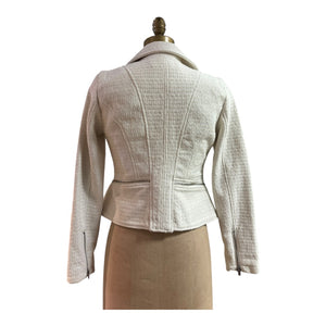 Blank NYC Cream Jacket, Extra Small
