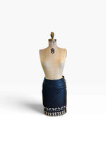 Load image into Gallery viewer, Tory Burch Navy Skirt, Small/4
