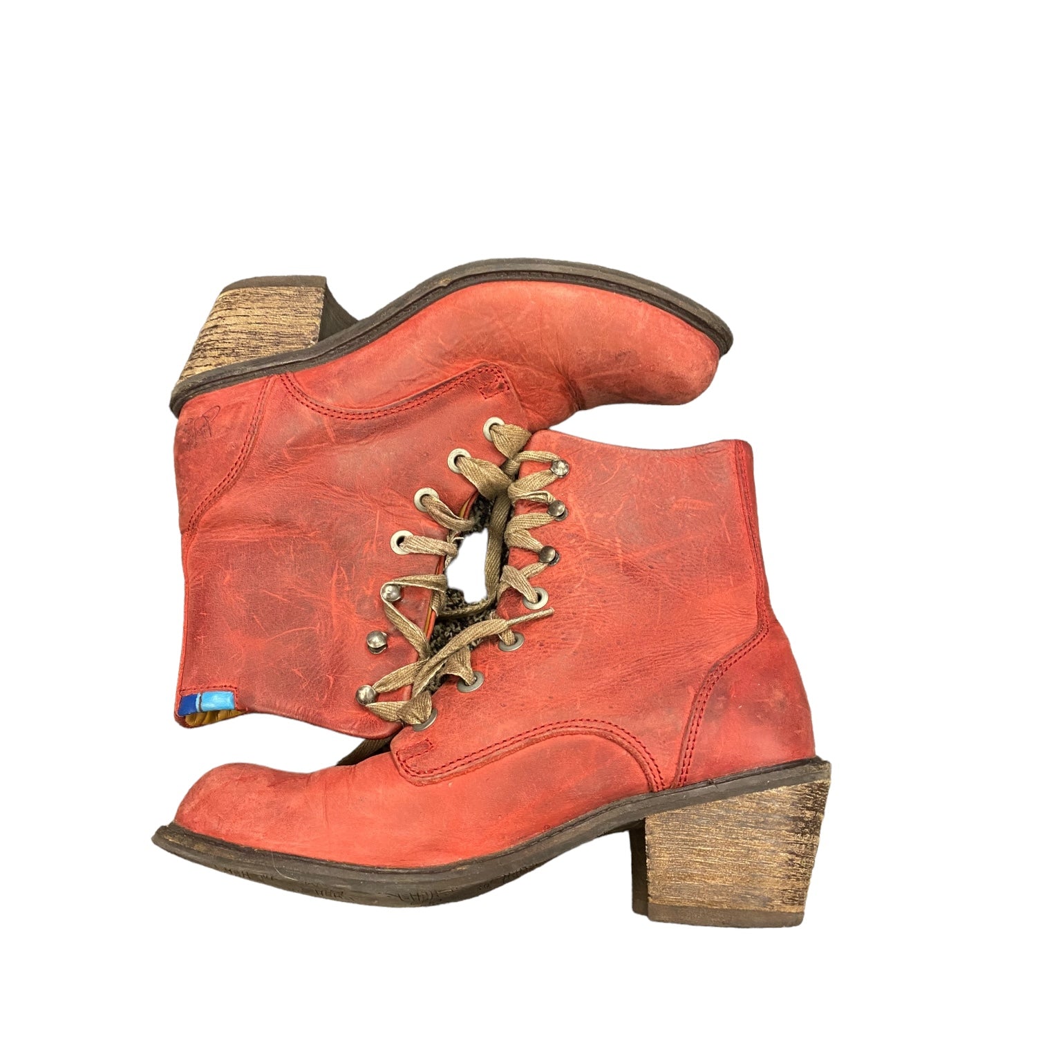 John Fluevog Red Boots, 9