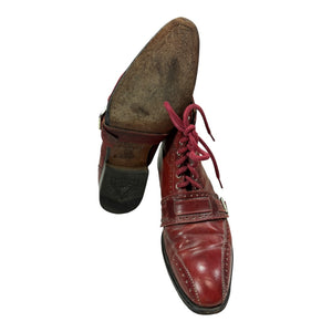 John Fluevog Red Shoes, Mens 8.5 (Womans 10.5)
