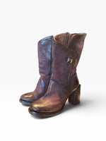 Load image into Gallery viewer, AS98 Purple Bootie, 36
