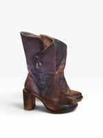 Load image into Gallery viewer, AS98 Purple Bootie, 36
