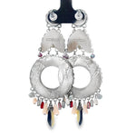 Load image into Gallery viewer, Ayala Bar Grey/Biege/White Earrings
