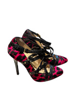 Load image into Gallery viewer, Jimmy Choo Pink + Black Heels, 36.5
