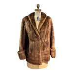 Load image into Gallery viewer, Brown Fur Coat, Medium/Large
