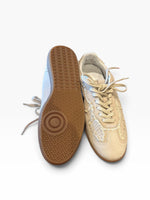 Load image into Gallery viewer, Alohas Creamw/lace Sneakers, 12
