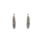 Load image into Gallery viewer, .5 Carats Diamond Earrings set in Sterling Silver
