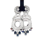 Load image into Gallery viewer, Ayala Bar Grey + Navy Earrings

