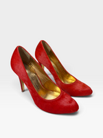 Load image into Gallery viewer, Ted Baker Orange Heels, 57.5
