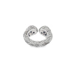 Load image into Gallery viewer, Polki Diamond ring set in Sterling Silver
