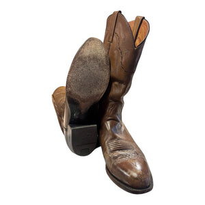 Lucchese Brown Boots, Mens 9.5