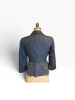 Load image into Gallery viewer, Armani Collezioni Grey/White Blazer, 6/Small
