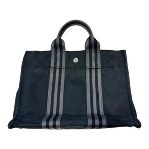 Hermes Black+Grey Purse