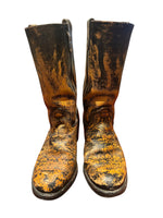 Load image into Gallery viewer, Black+Tan Boots, 8.5

