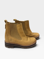 Load image into Gallery viewer, Timberland Yellow Booties, 6
