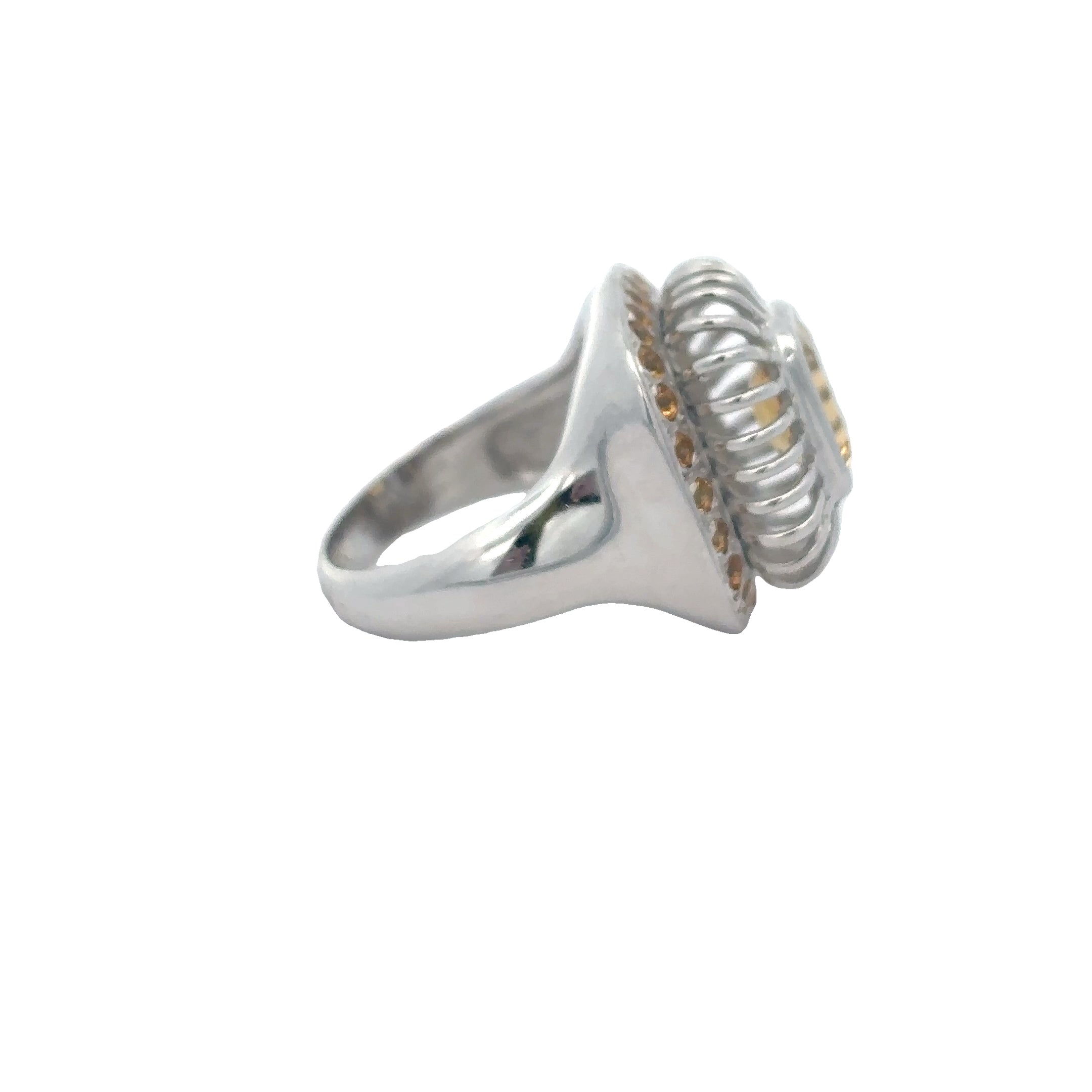 Citrine Ring set in Sterling Silver