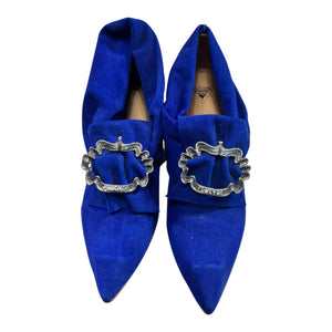 John Fluevog Blue Shoes, 9.5