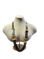 Load image into Gallery viewer, Gucci Silver+Bamboo Necklace
