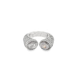 Load image into Gallery viewer, Polki Diamond ring set in Sterling Silver
