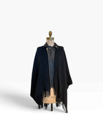 Load image into Gallery viewer, The Kooples Black Poncho, OSFM
