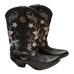Durango Black Boots, 9