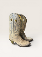 Load image into Gallery viewer, Sanders Boots Cream Boots, 9.5
