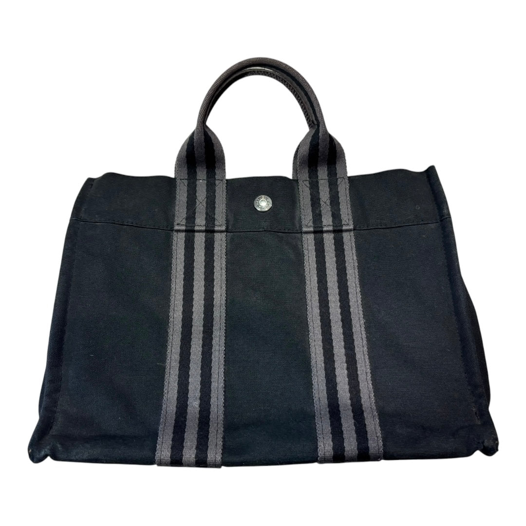 Hermes Black+Grey Purse