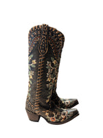 Load image into Gallery viewer, Double D Ranch Floral Booties, 37

