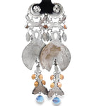 Load image into Gallery viewer, Ayala Bar Blue + Sliver Earrings
