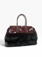 Load image into Gallery viewer, My Flat In London Burgundy Purse
