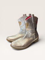Load image into Gallery viewer, Billie Blush Sliver Boots, 9
