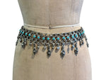 Load image into Gallery viewer, Silver + Turquoise Belt, OSFM
