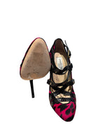 Load image into Gallery viewer, Jimmy Choo Pink + Black Heels, 36.5
